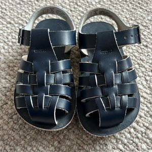 Size 6 Navy Saltwater Sun Salt Shoes